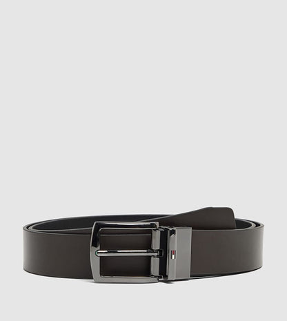 Tommy Hilfiger Men's Classic Leather Buckle Belt