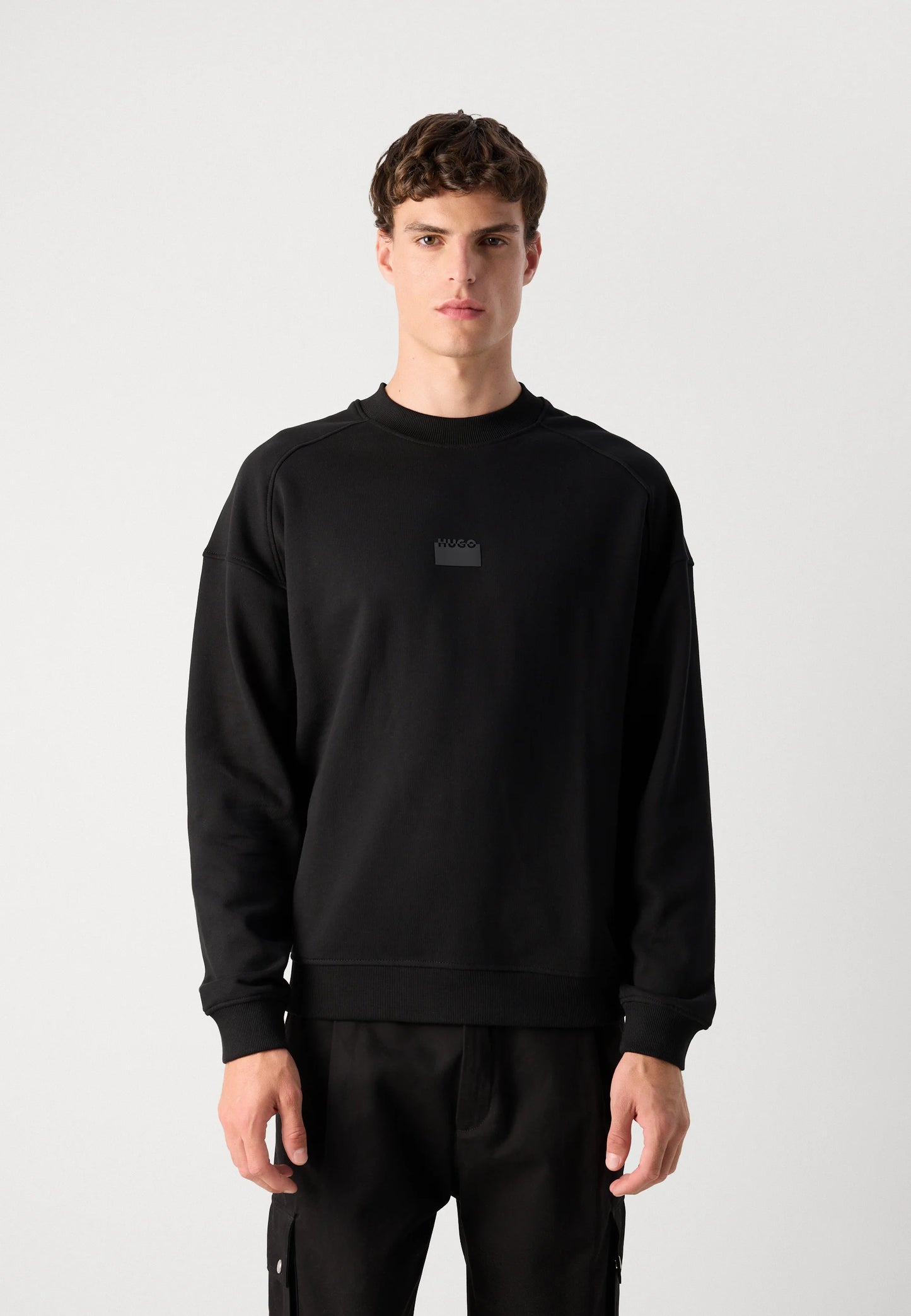 Hugo Men’s Crewneck Sweatshirt -Red Line