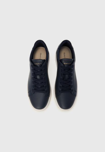 GANT Premium Colorblock Leather Sneakers in Navy & Cream