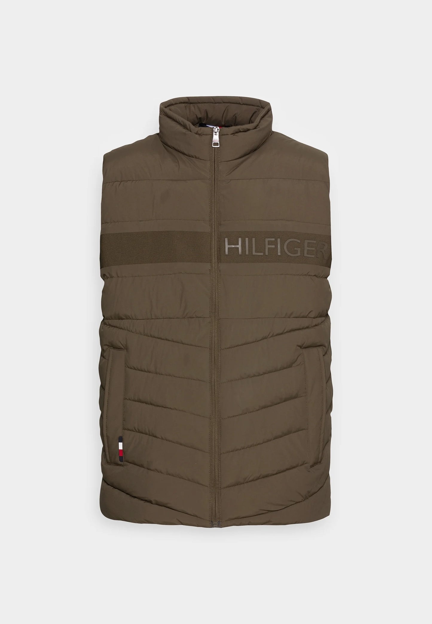 Tommy Hilfiger Men's Logo Stripe Puffer Vest