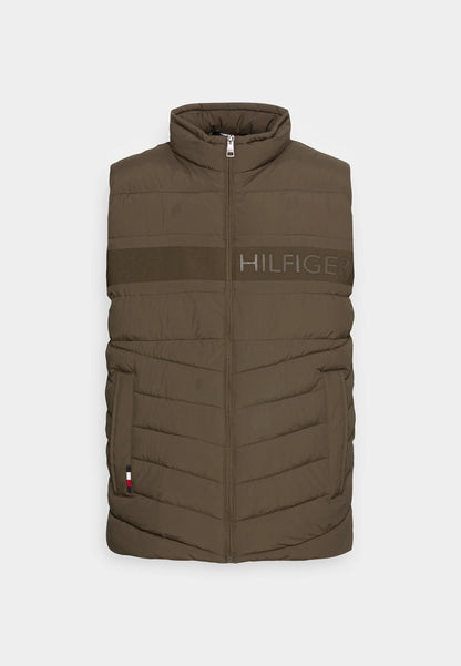 Tommy Hilfiger Men's Logo Stripe Puffer Vest