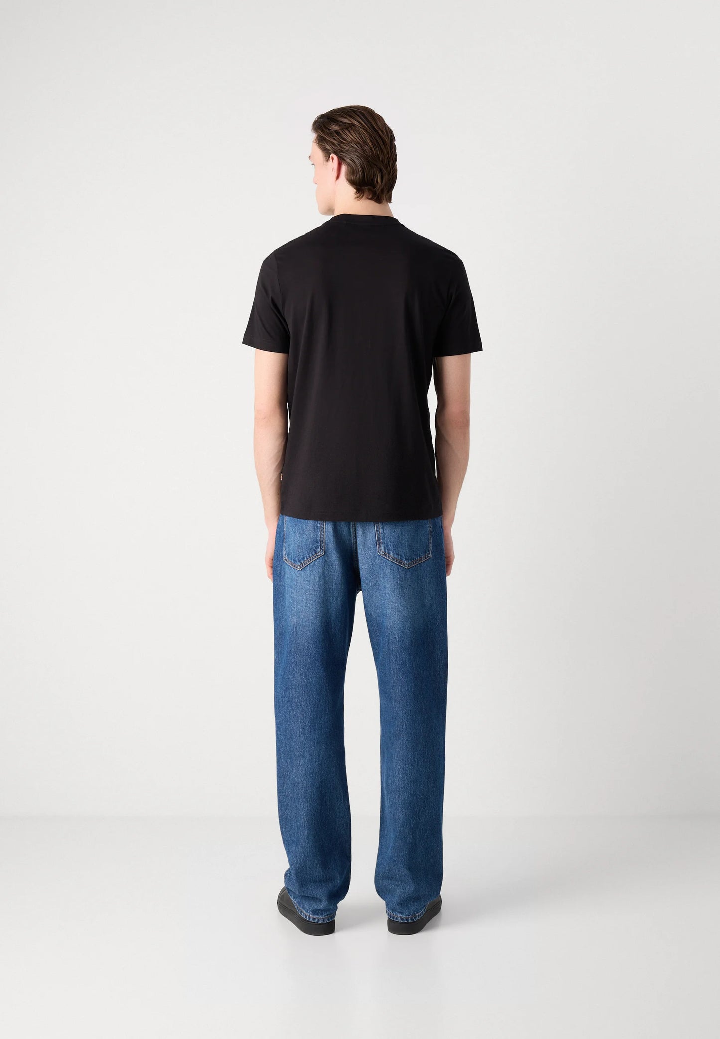 BOSS Men's Through The Jungle Graphic Box Logo Luxury T-Shirt