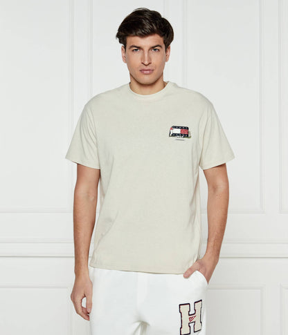 Tommy Jeans Men's Retro Collegiate Athletic 'T' Logo T-Shirt
