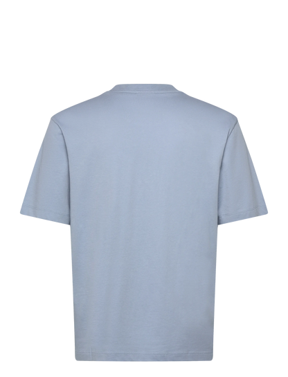 HUGO Men's Motion Blur Logo Luxury T-Shirt - Light Blue