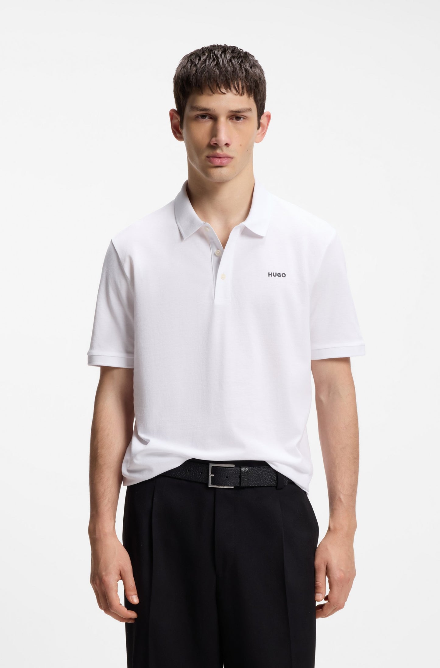 HUGO Regular-Fit Cotton Polo Shirt