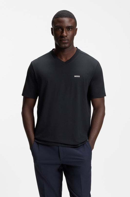 BOSS Men's Luxury Cotton V-Neck Essential T-Shirt