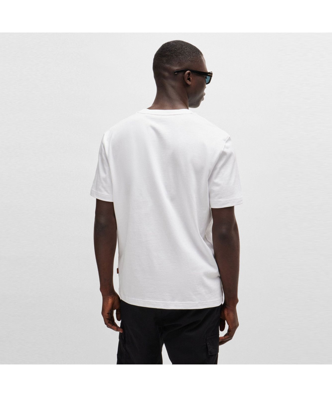 BOSS Men's Tropical Toucan Graphic Print Luxury T-Shirt